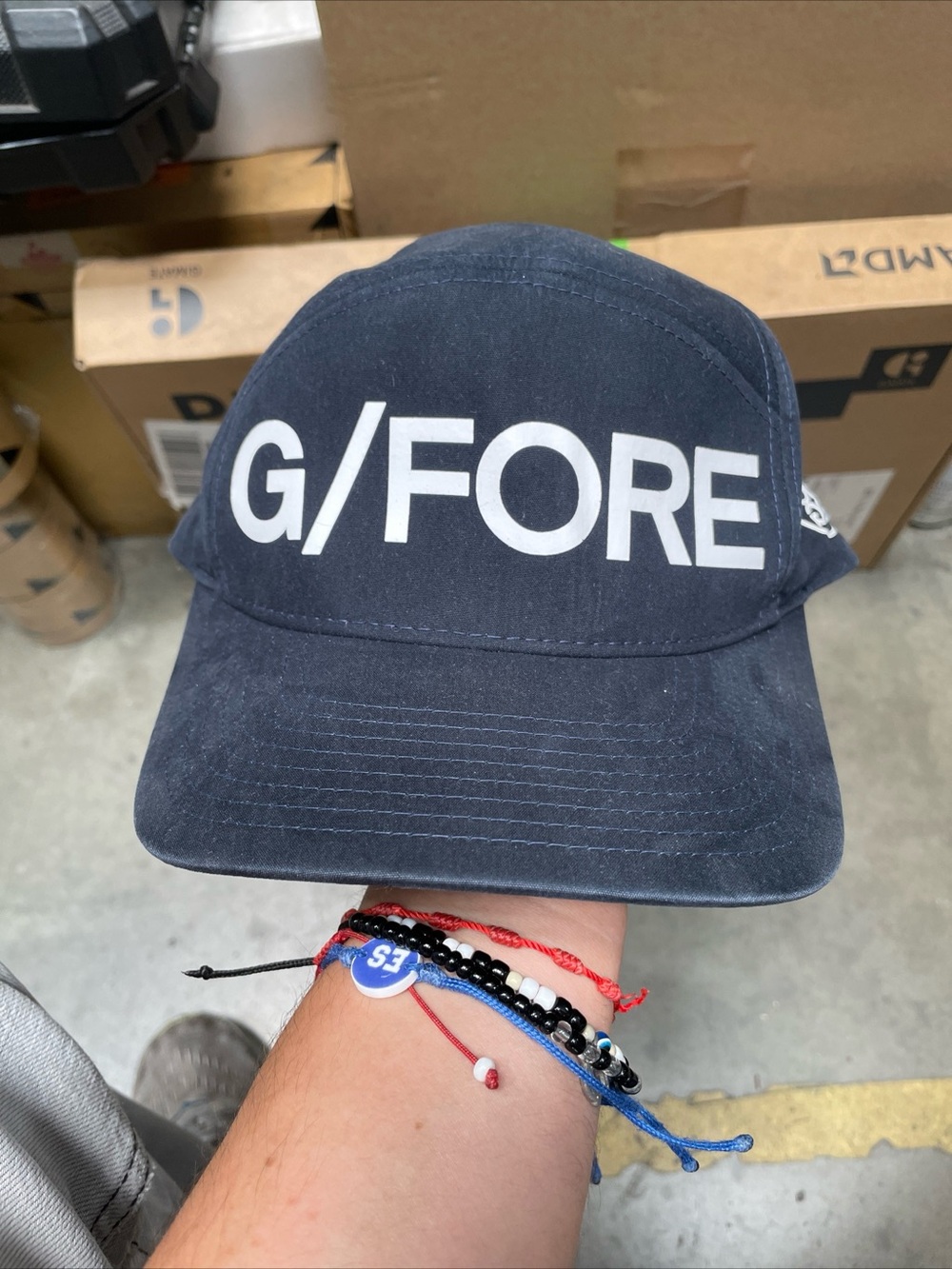 G/FORE Large Logo Spellout Golf SnapBack Cap Hat